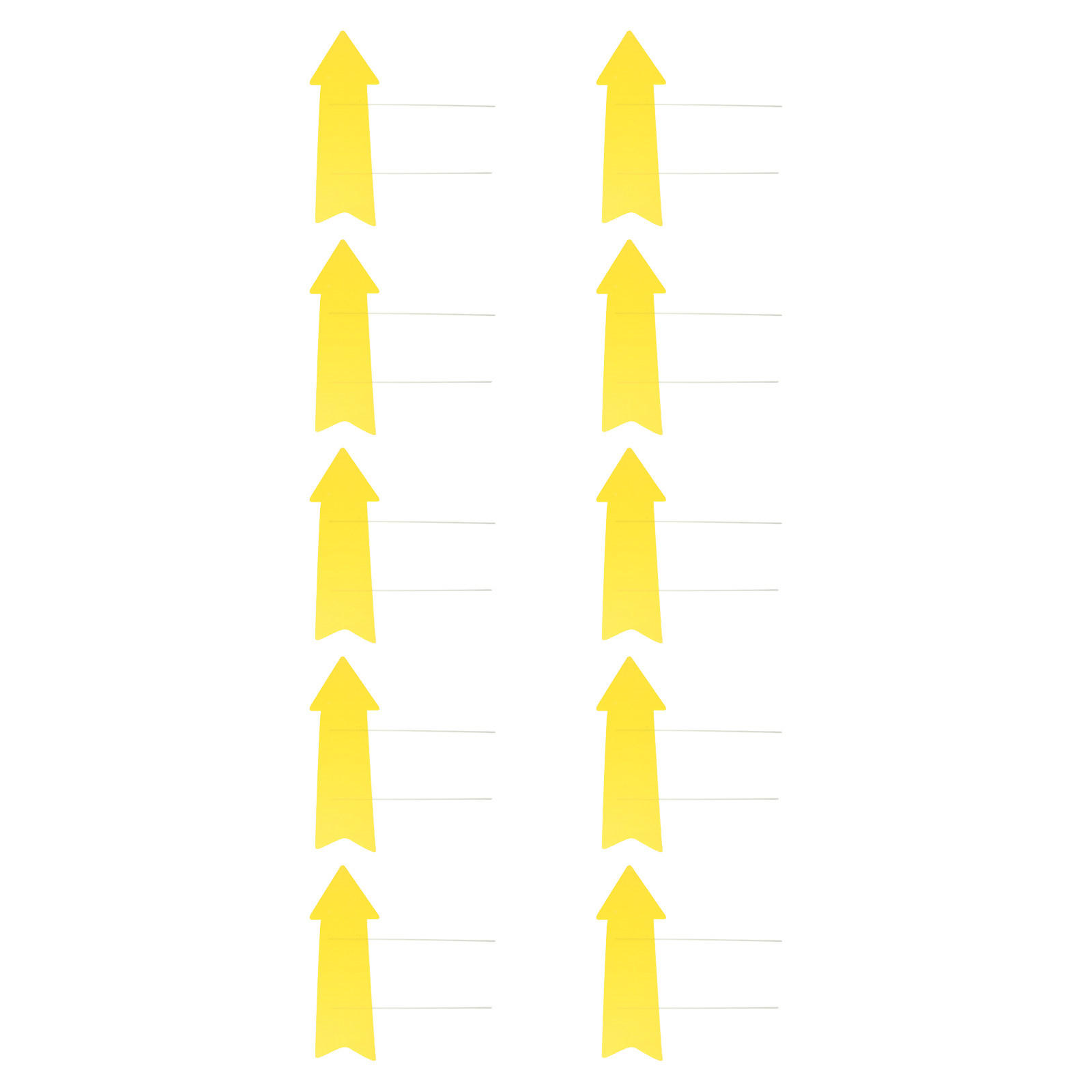10Pcs Yellow Arrow Yard Signs  - огляд і ціна Yard Sign Blank