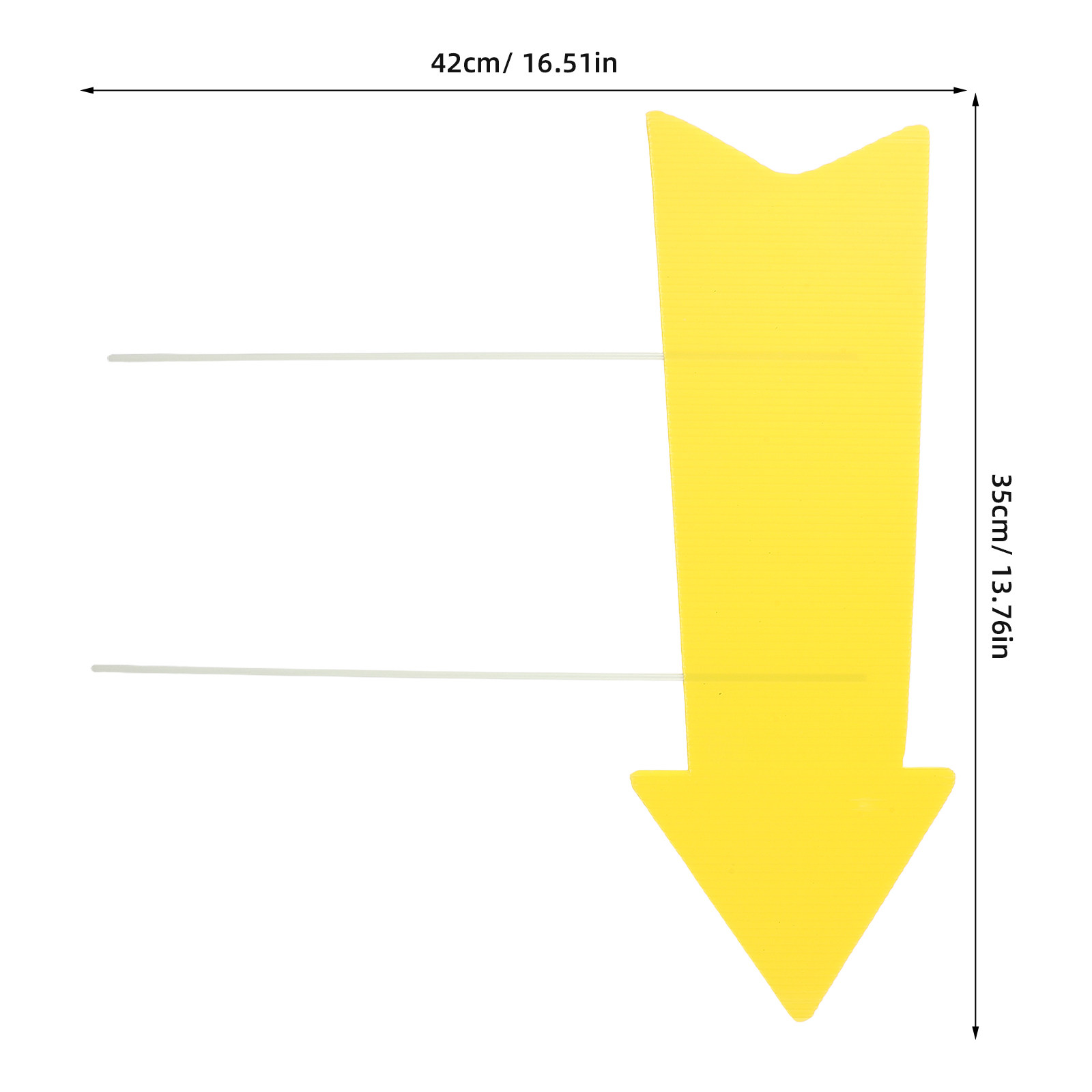 10Pcs Yellow Arrow Yard Signs  - огляд і ціна Yard Sign Blank