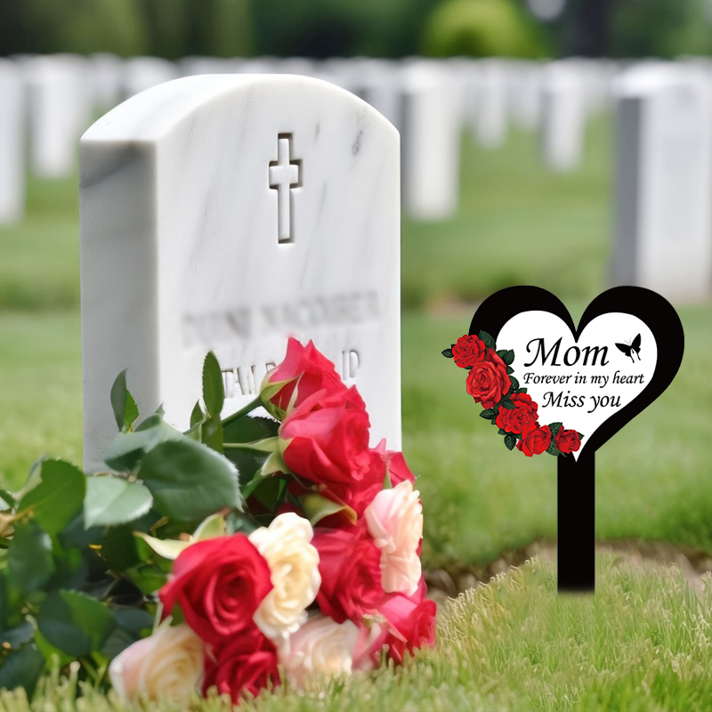 2024 Cemetery Memorial Heart S - огляд і ціна Yard Sign Blank