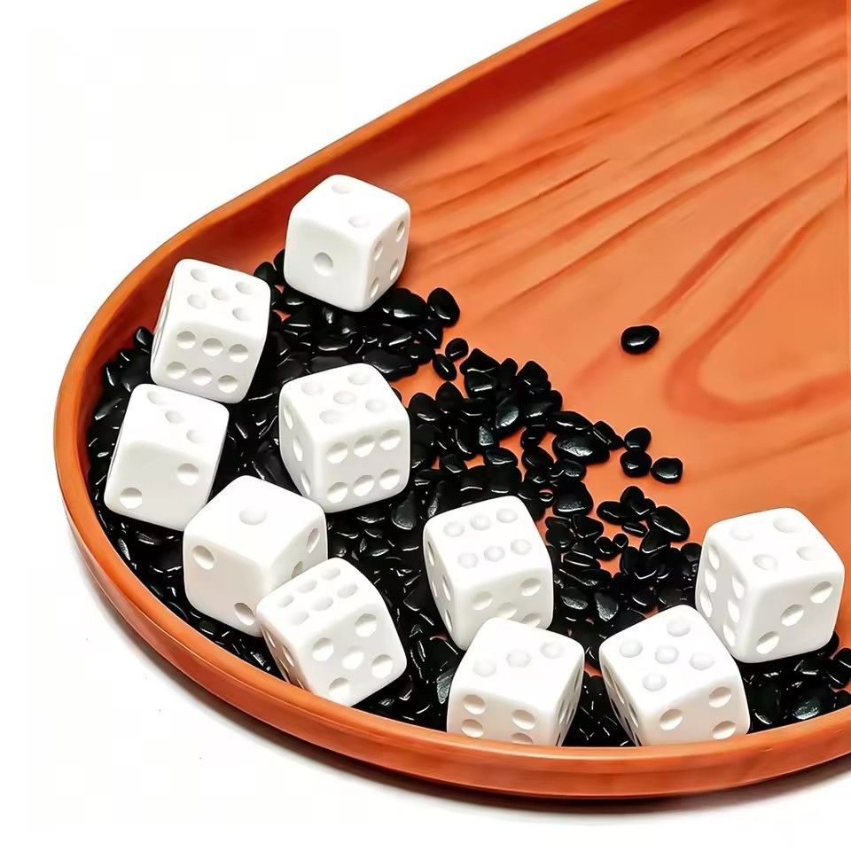 10 Pcs/set Blank White Dice Fu - огляд і ціна Puzzle Blank White