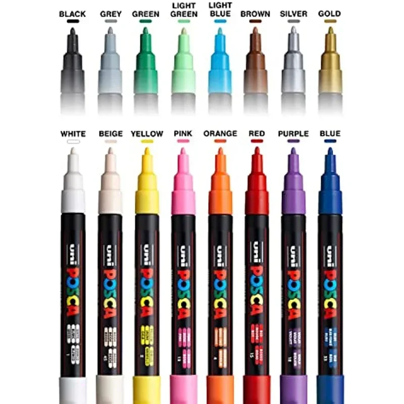 Uni Posca Art Marker Set 7/8/1 - огляд і ціна Copic Marker Classic