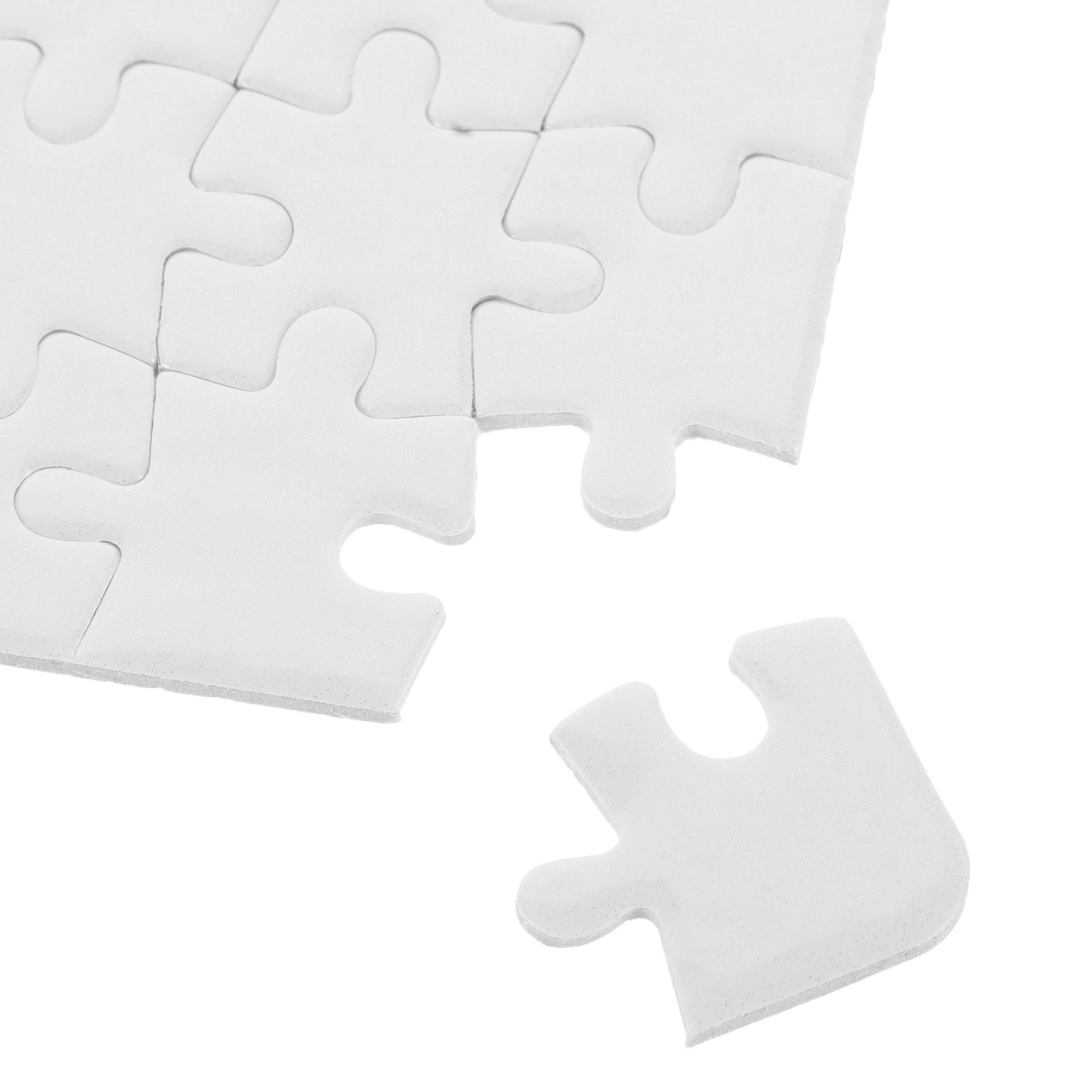 4Sheets Blank Puzzle Pieces Wh - огляд і ціна Puzzle Blank White