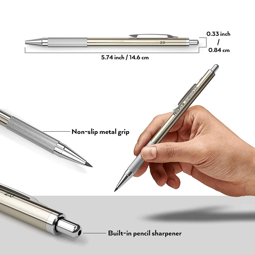 2.0mm 2B Mechanical Pencils Au - огляд і ціна Staedtler Pencil Lumocolor