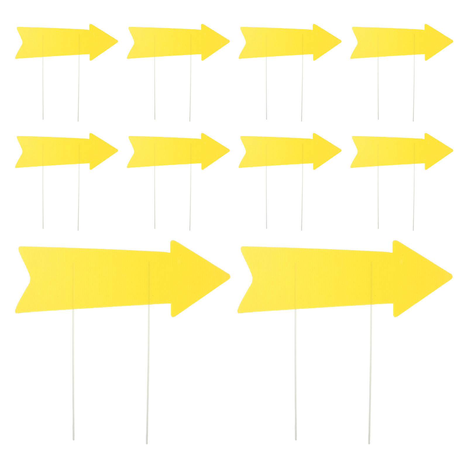 10Pcs Blank Arrow Yard Signs Y - огляд і ціна Yard Sign Blank