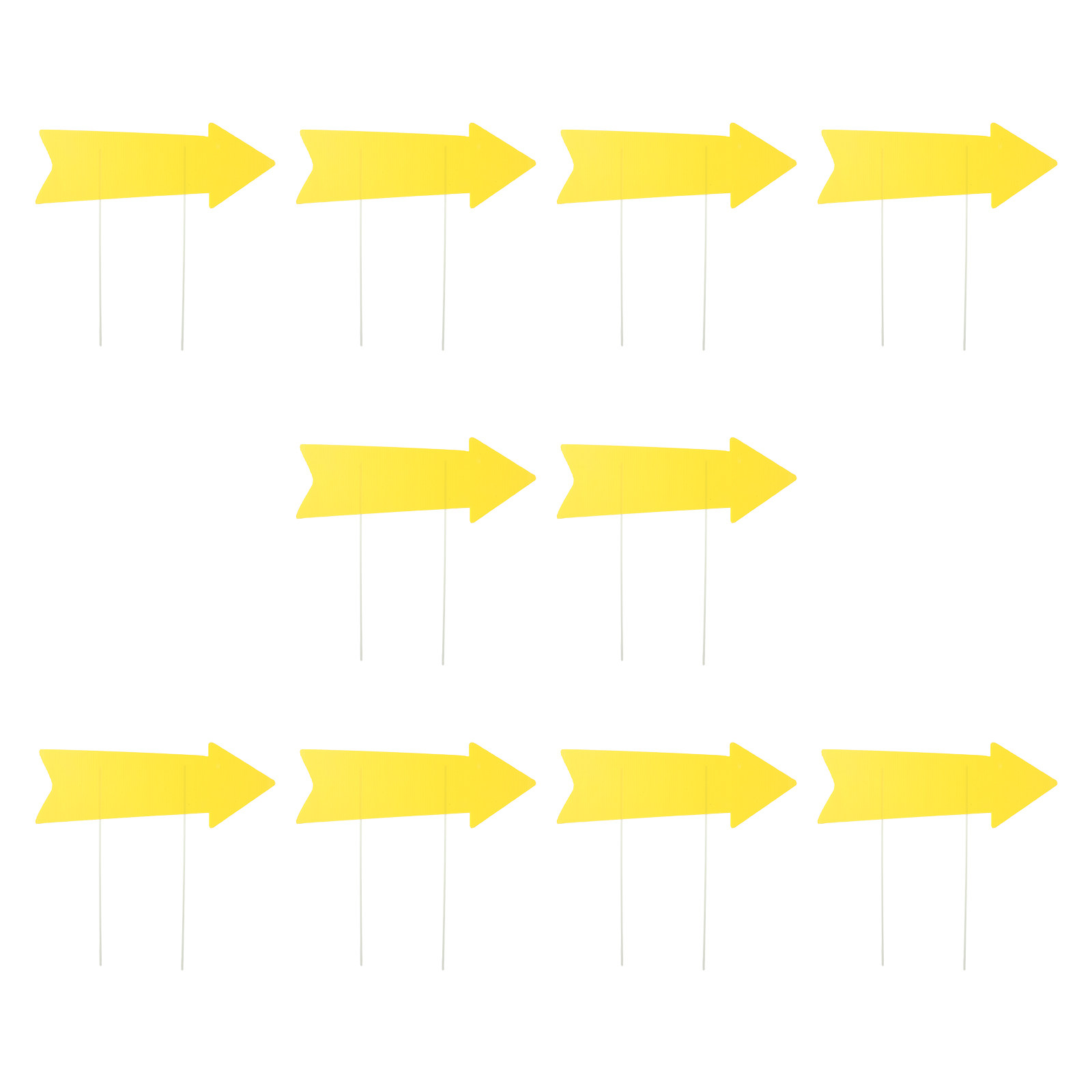 10Pcs Blank Arrow Yard Signs Y - огляд і ціна Yard Sign Blank