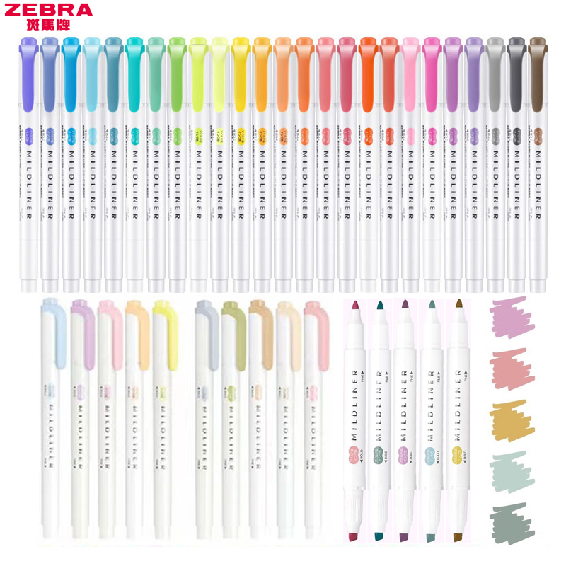 1/3pcs ZEBRA MILDLINER WKT7 Hi - огляд і ціна Zebra Pen Sarasa