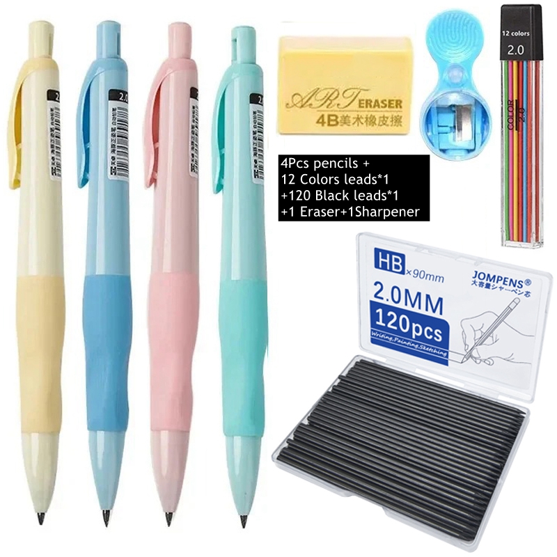 Mechanical Pencil Set 2.0mm HB - огляд і ціна Staedtler Pencil Lumocolor