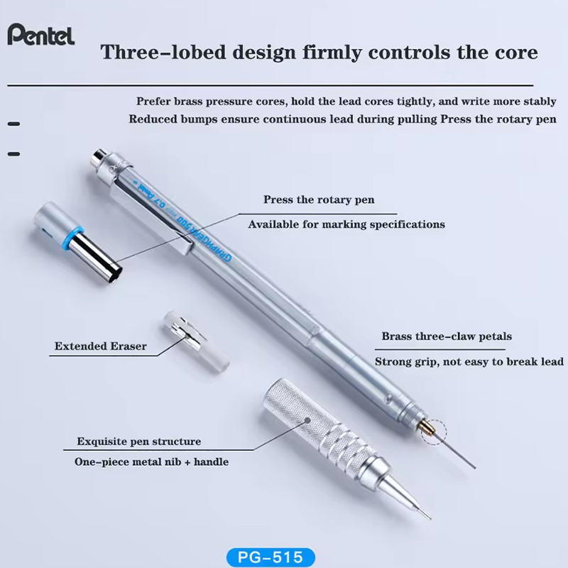 Pentel Mechanical Pencil Graph - огляд і ціна Pentel Pen Graphgear