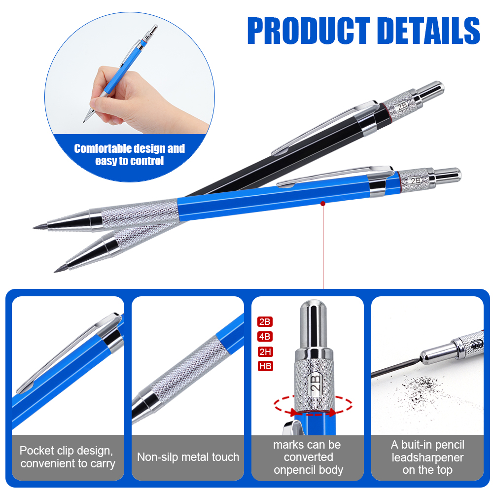 New Multicolor Metal Mechanica - огляд і ціна Staedtler Pencil Lumocolor