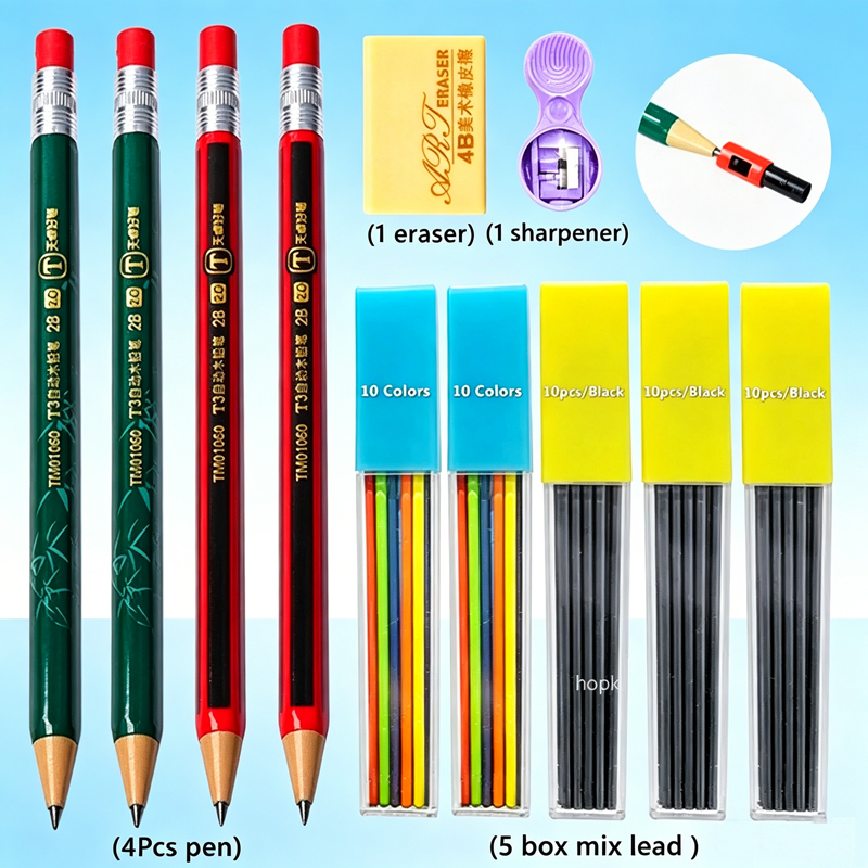1-42Pcs Mechanical Pencils Set - огляд і ціна Staedtler Pencil Lumocolor