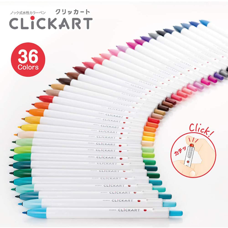 6/12/36/48Colors ZEBRA Clickar - огляд і ціна Zebra Pen Sarasa