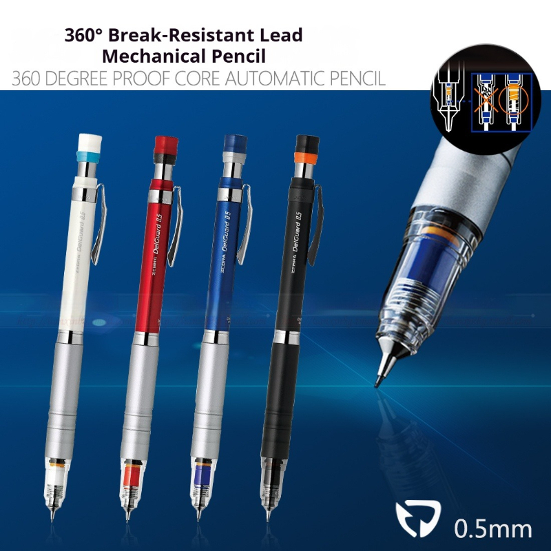 Japanese ZEBRA DelGuard MA86 M - огляд і ціна Staedtler Pencil Lumocolor