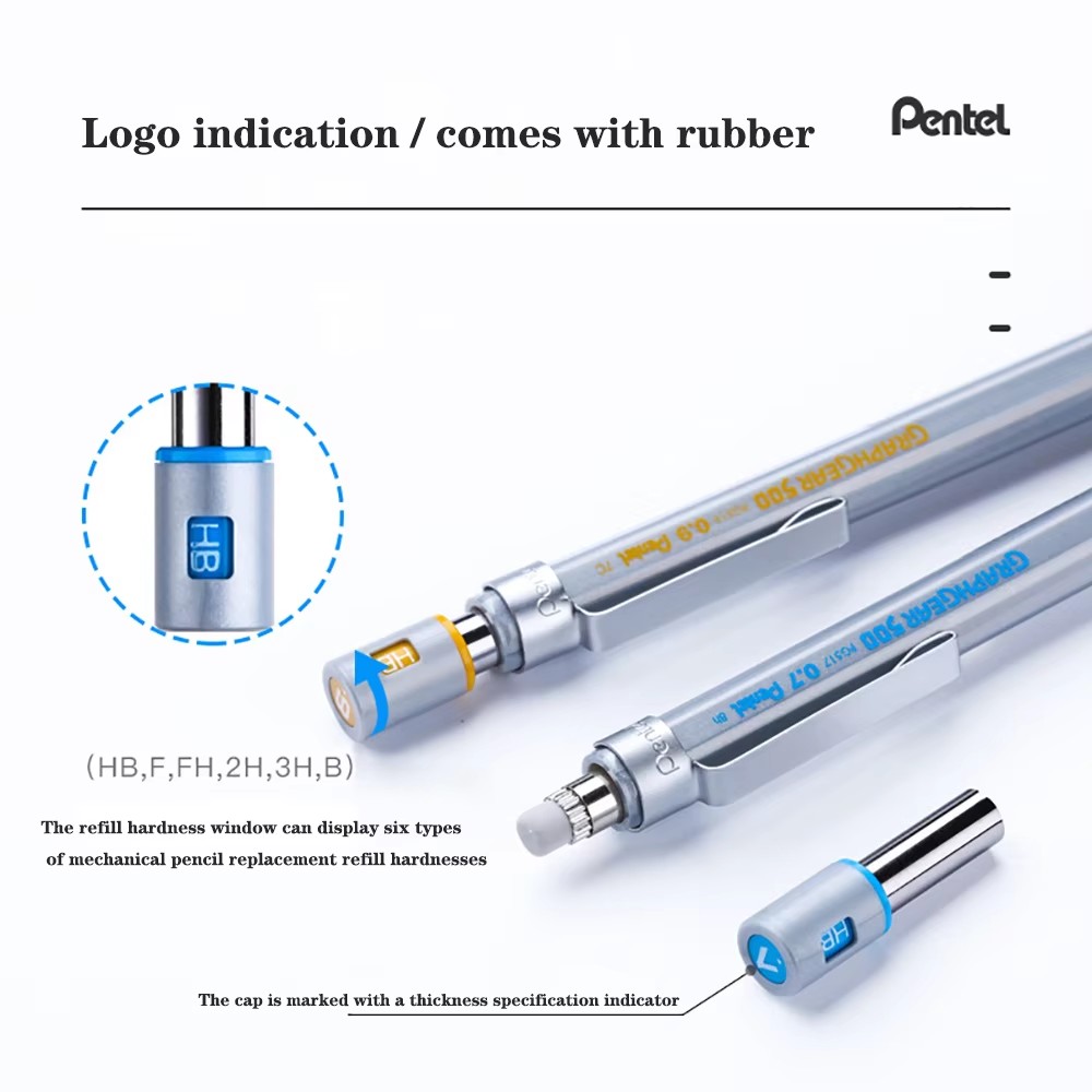 1pc Pentel Graphgear 500 Draft - огляд і ціна Pentel Pen Graphgear